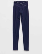 OFFLINE By Aerie Real Me XTRA Ribbed Picot Trim クロスオーバー・レギンス