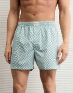 AEO メンズ・チェッカーボード・ストレッチ・ボクサー・ショート