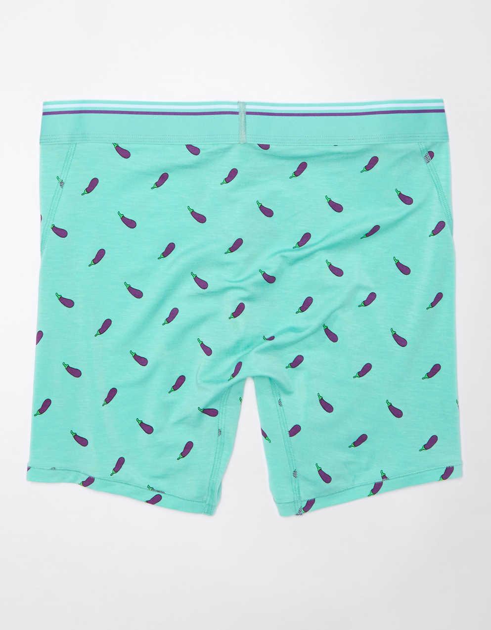 AEO Men's Eggplants 6" Ultra Soft Boxer Brief