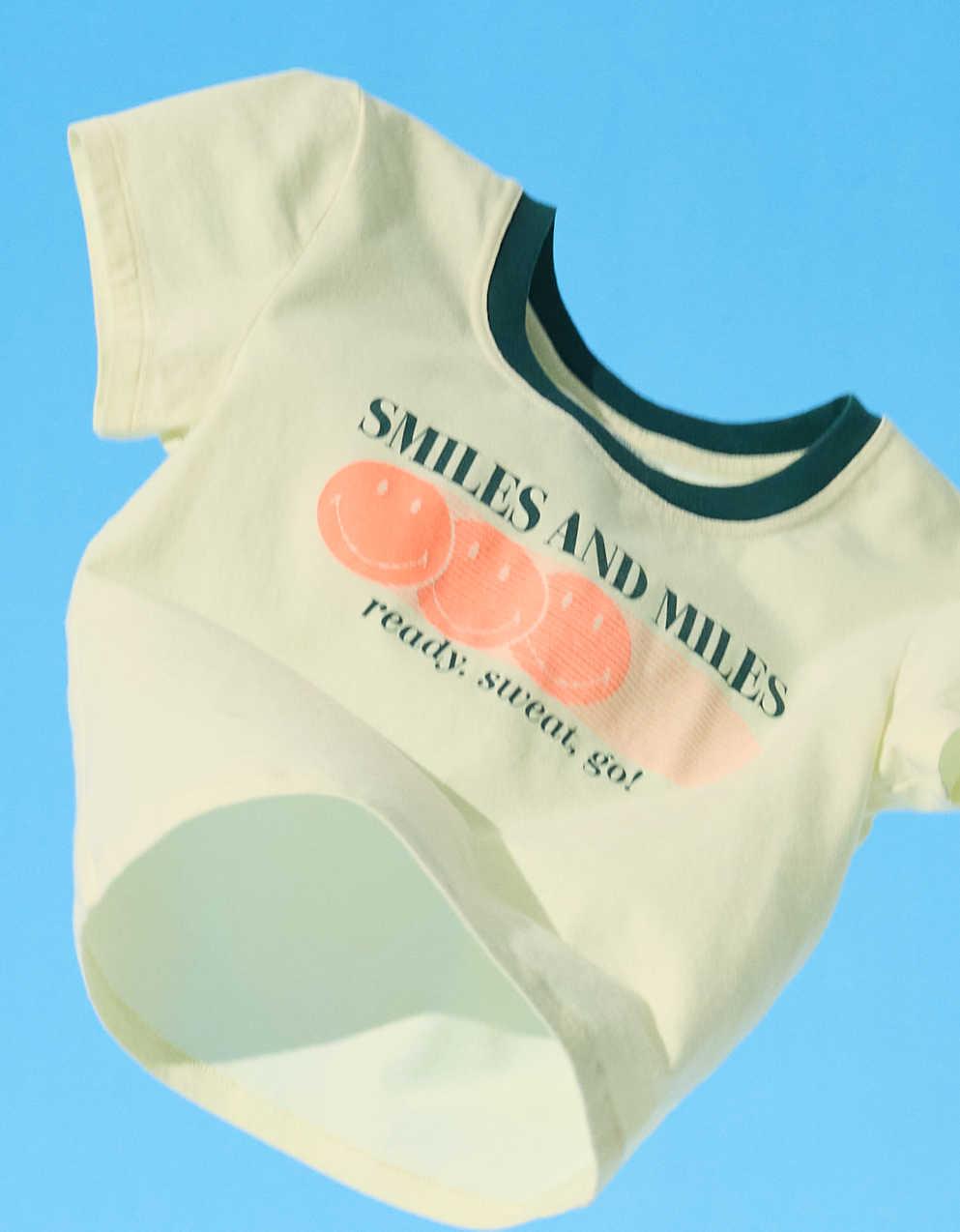 OFFLINE By Aerie｜スマイリー®ストレッチリンガーTシャツ