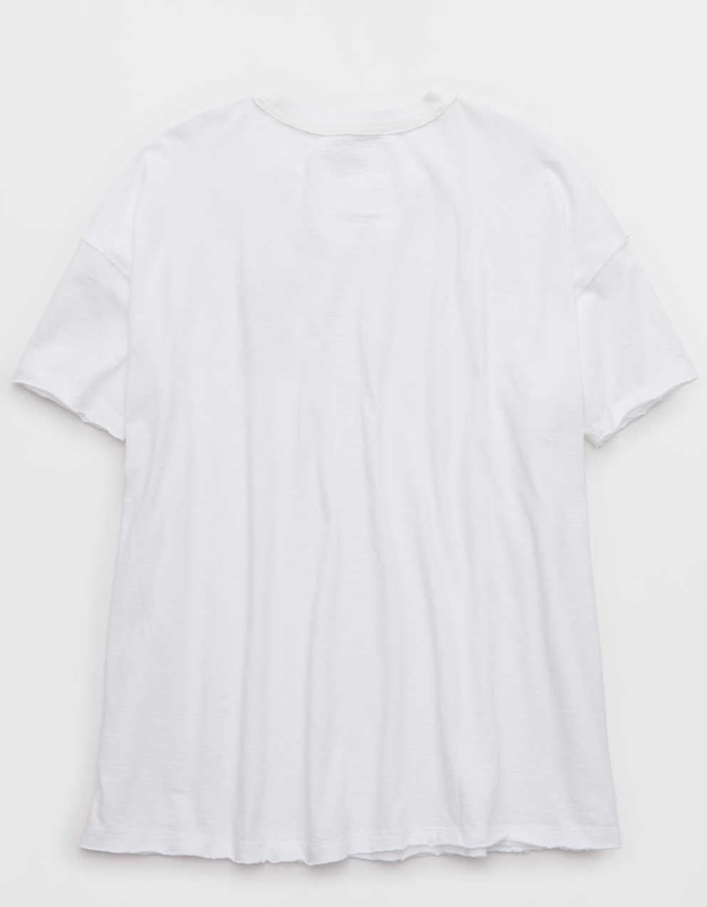 Aerie オーバーサイズ・クルー・ボーイフレンドTシャツ