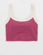 Offline By Aerie Real Me Low Key Ringer Longline Sports Bra