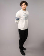 AEロングスリーブグラフィック・フットボールTシャツ