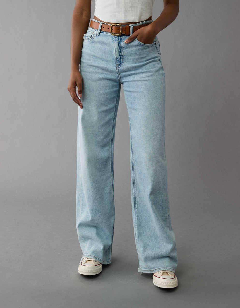 AE Super High-Waisted Baggy Wide-Leg Jean