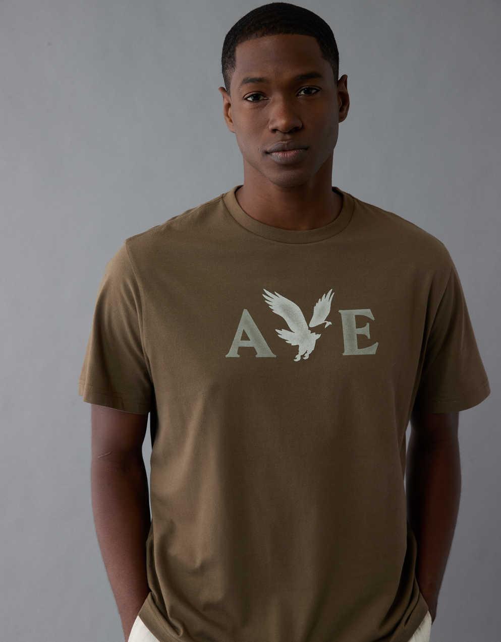 AEライトウェイト・アイコン・ロゴ・グラフィックTシャツ