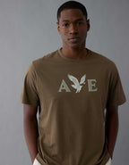 AEライトウェイト・アイコン・ロゴ・グラフィックTシャツ