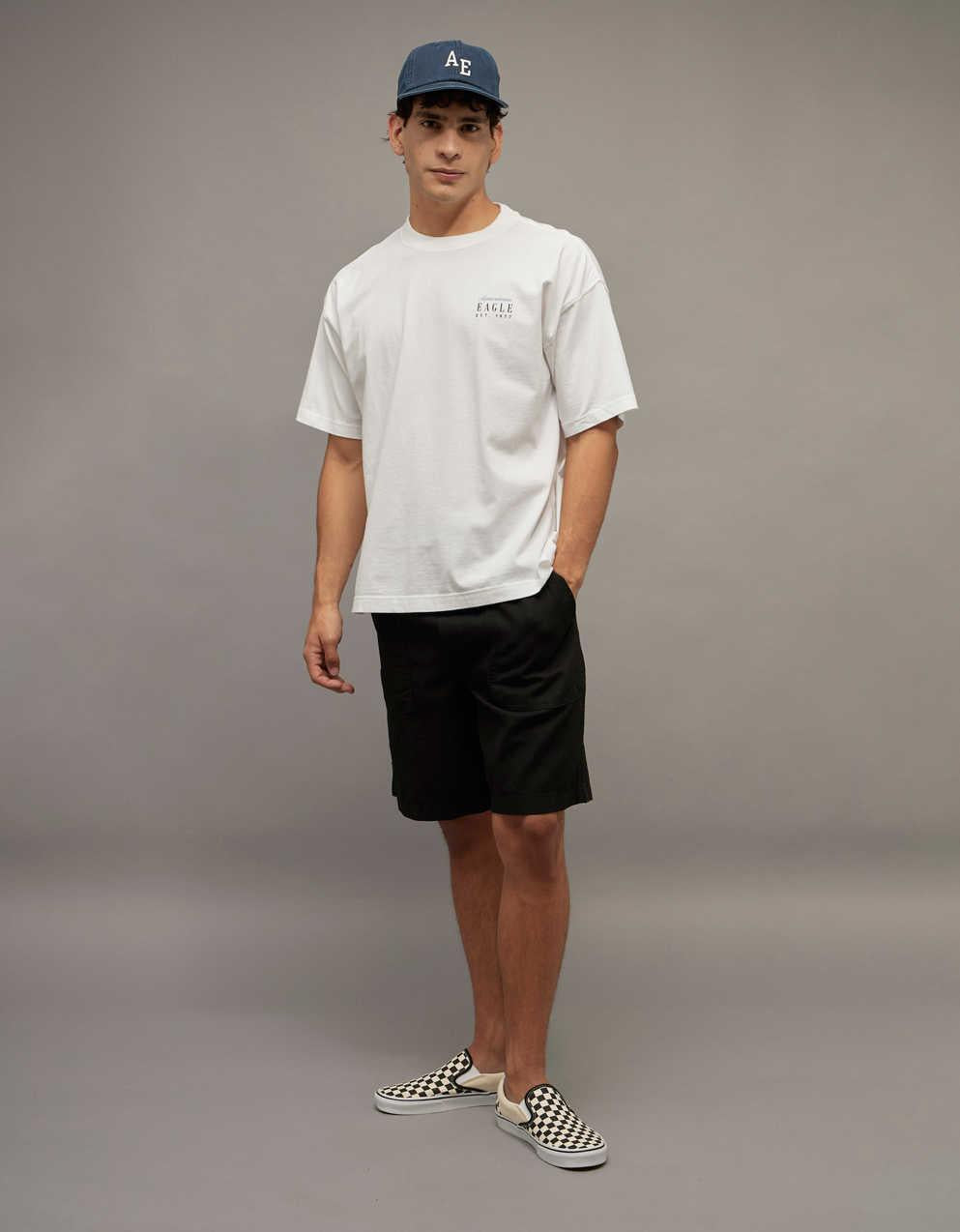 AEオーバーサイズ・グラフィックTシャツ