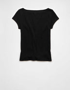 AEボートネックTシャツ