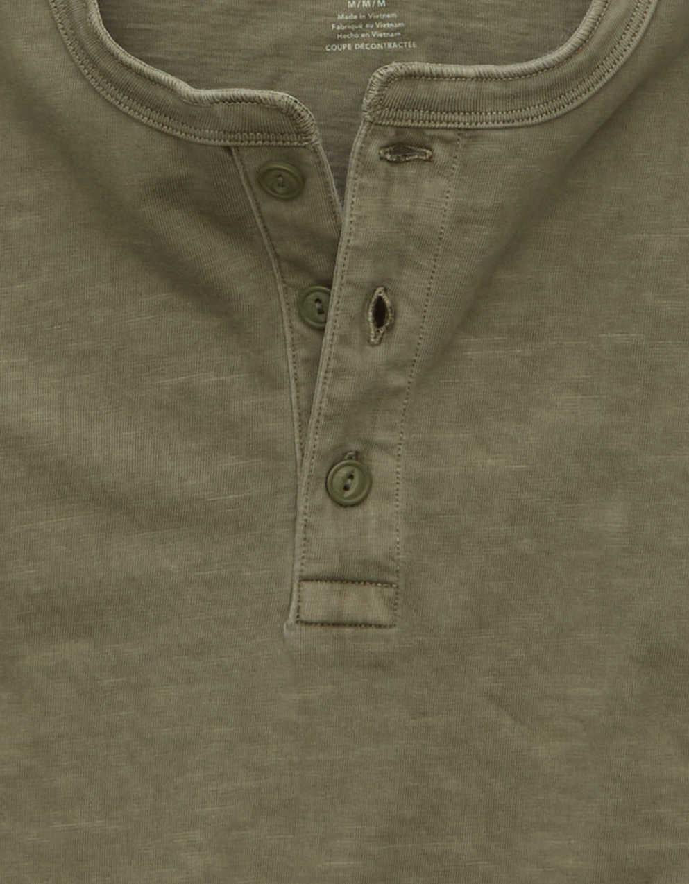 AE ヴィンテージ リラックスフィット ヘンリーネックTシャツ