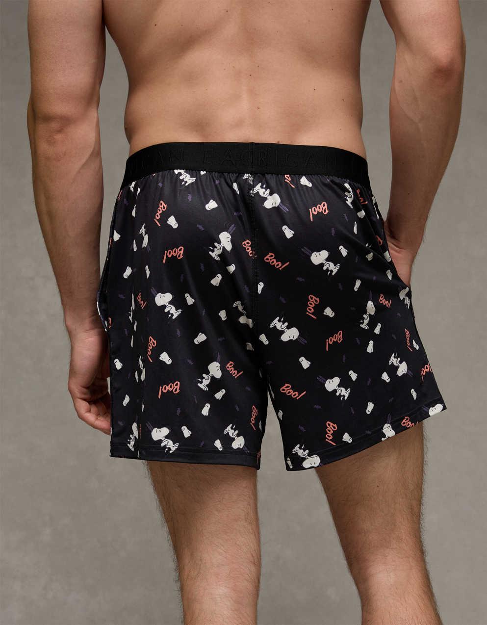 AEO Men's Halloween Snoopy Ultra Soft Pocket Boxer Short