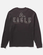 AE オーバーサイズ ロングスリーブ エレベイテッド ロゴ グラフィック サーマル Tシャツ