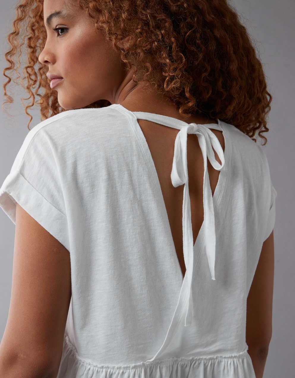 AE Oversized Tie Back T-Shirt