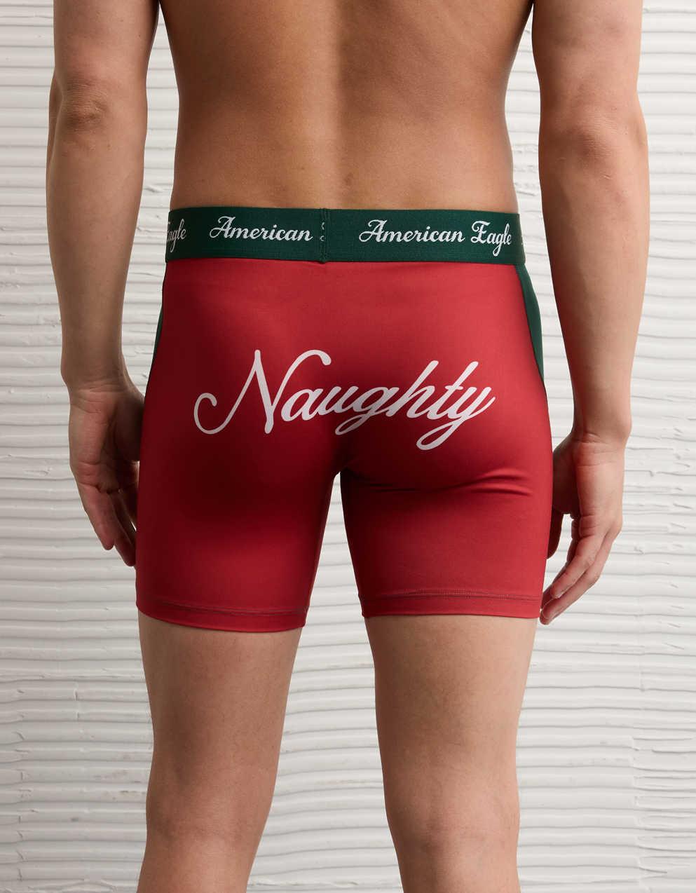AEOメンズ・クリスマス6インチ・フレックス・ボクサー・ブリーフ
