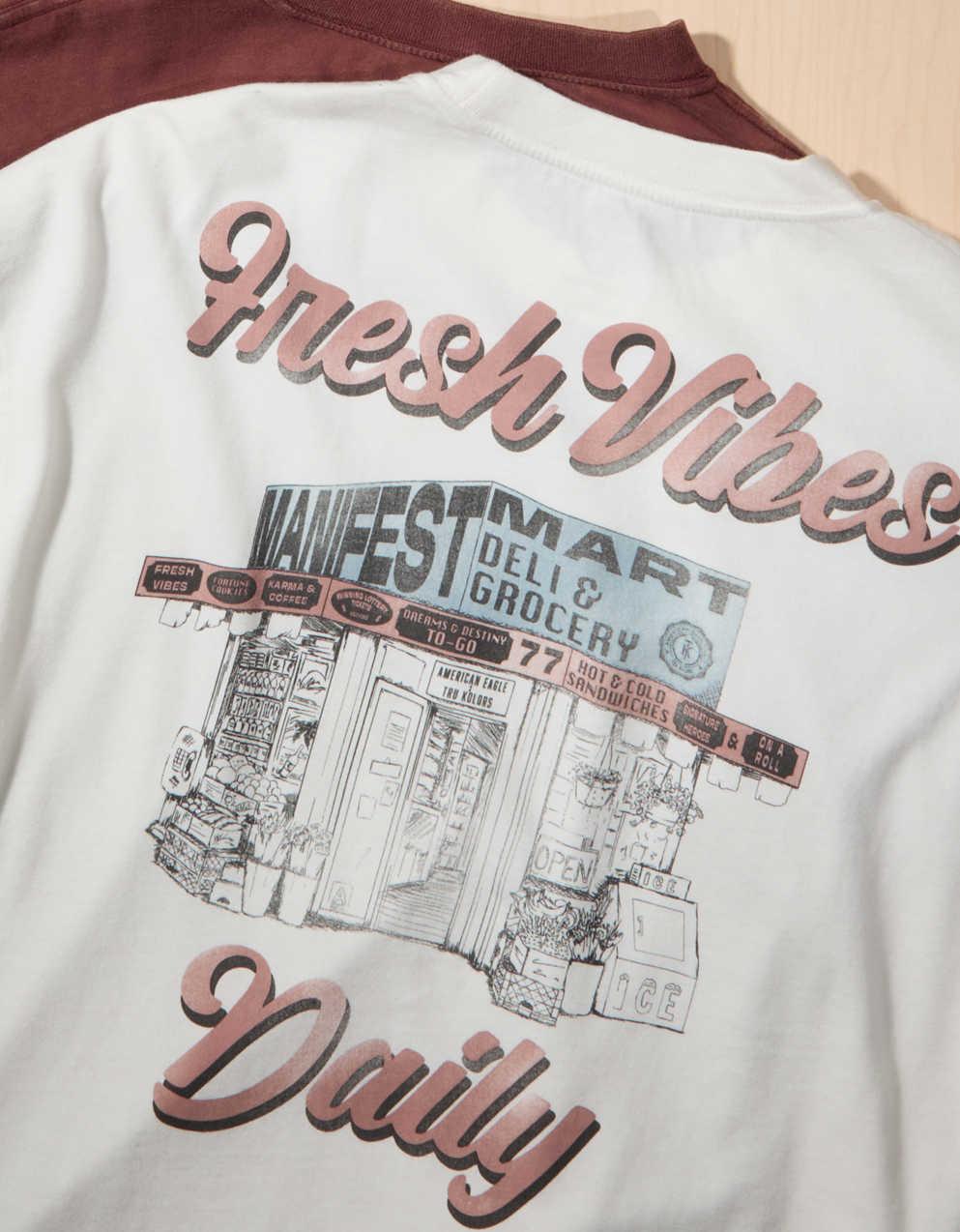 AE x Tru Kolors Fresh Vibes Daily Graphic T-Shirt