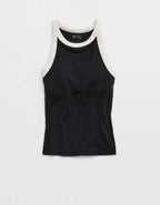 OFFLINE By Aerie Real Me Ringer High Neck Tank Top