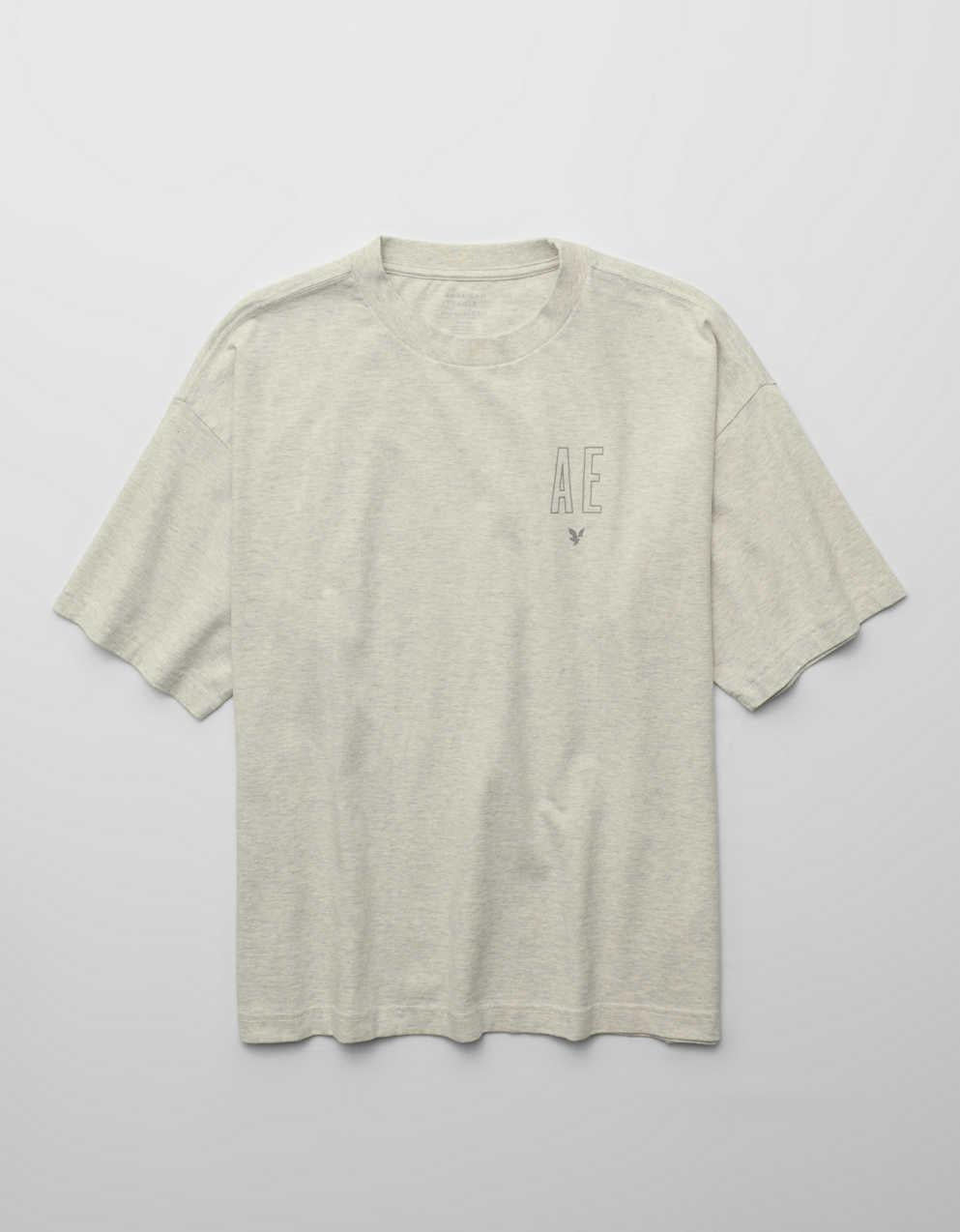 AEリラックス・ロゴ・グラフィックTシャツ