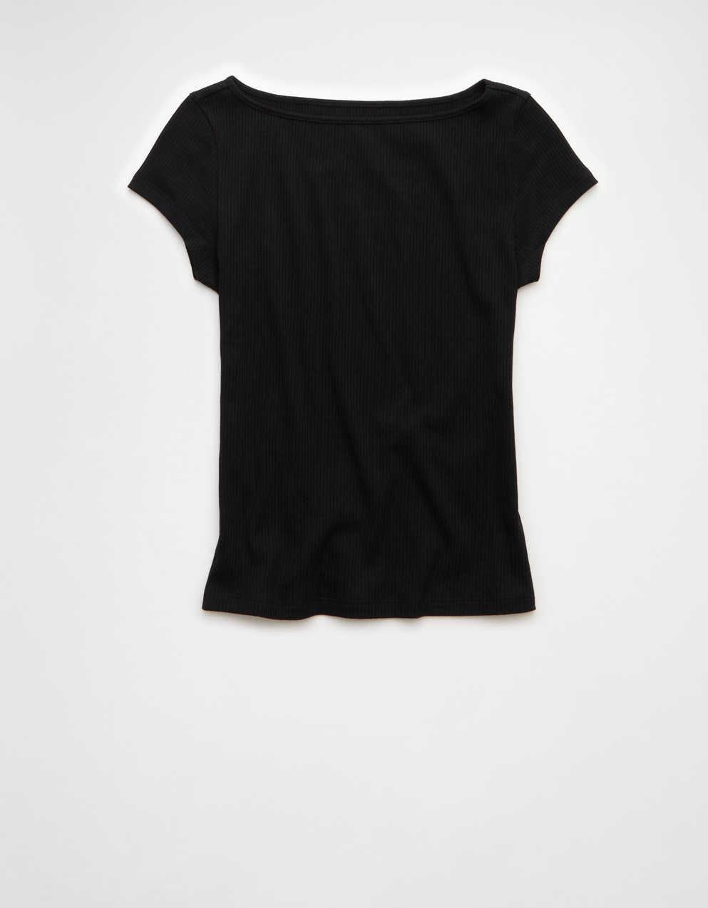 AEボートネックTシャツ