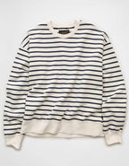 AE Laidback Luxe Striped Sweatshirt