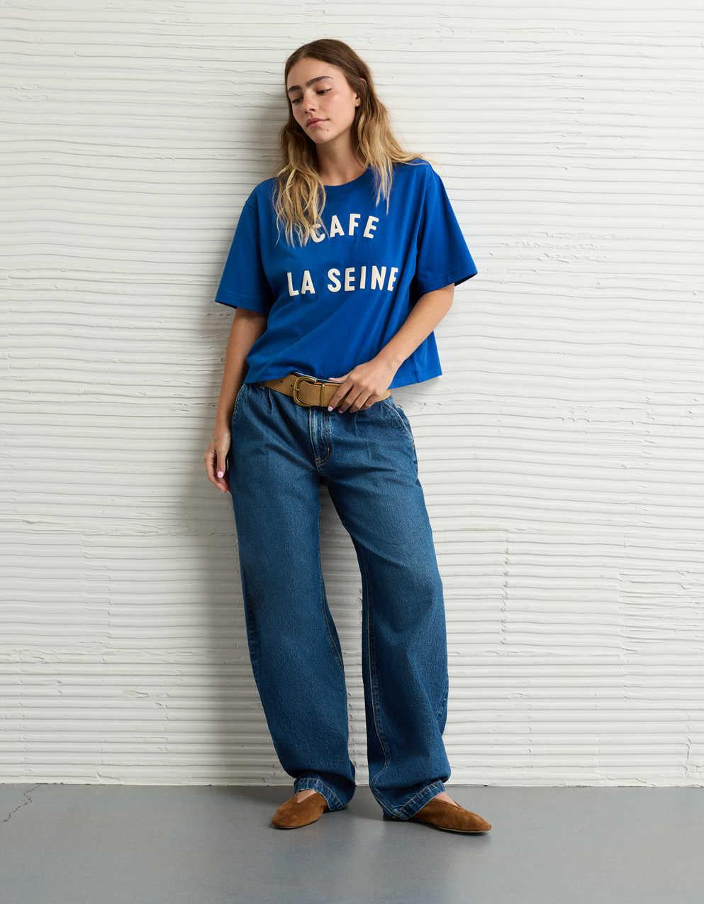 AEボクシー・デスティネーション・グラフィックTシャツ