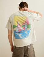 AE Boxy Fit Pabst Blue Ribbon Graphic T-Shirt