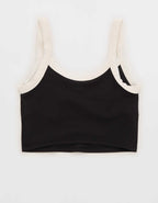 Offline By Aerie Real Me Low Key Ringer Longline Sports Bra
