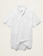 AE Short-Sleeve Slim Fit Button-Up Shirt