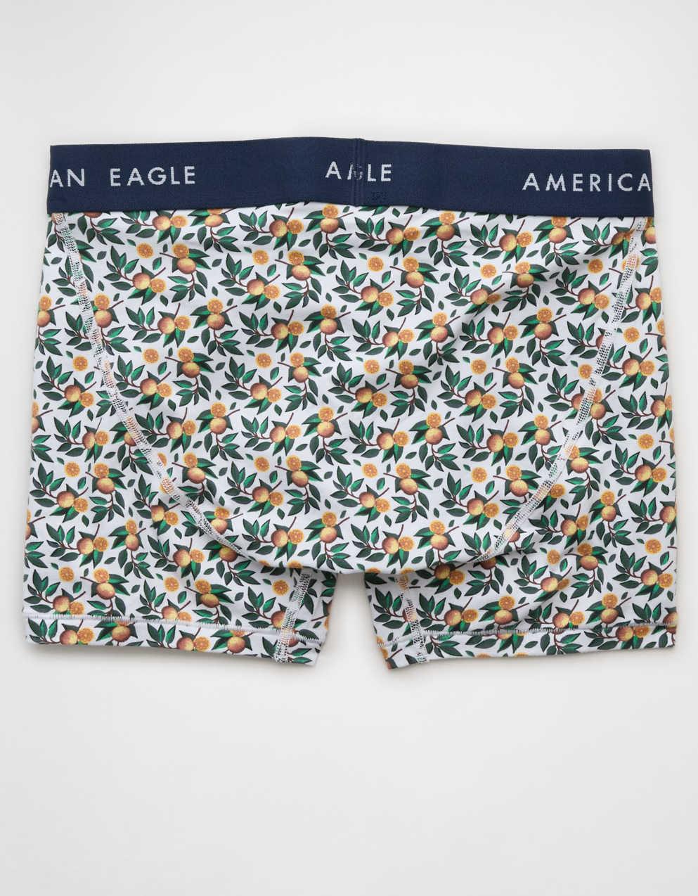 AEO Men's Orange Tree 4.5" Classic Boxer Brief