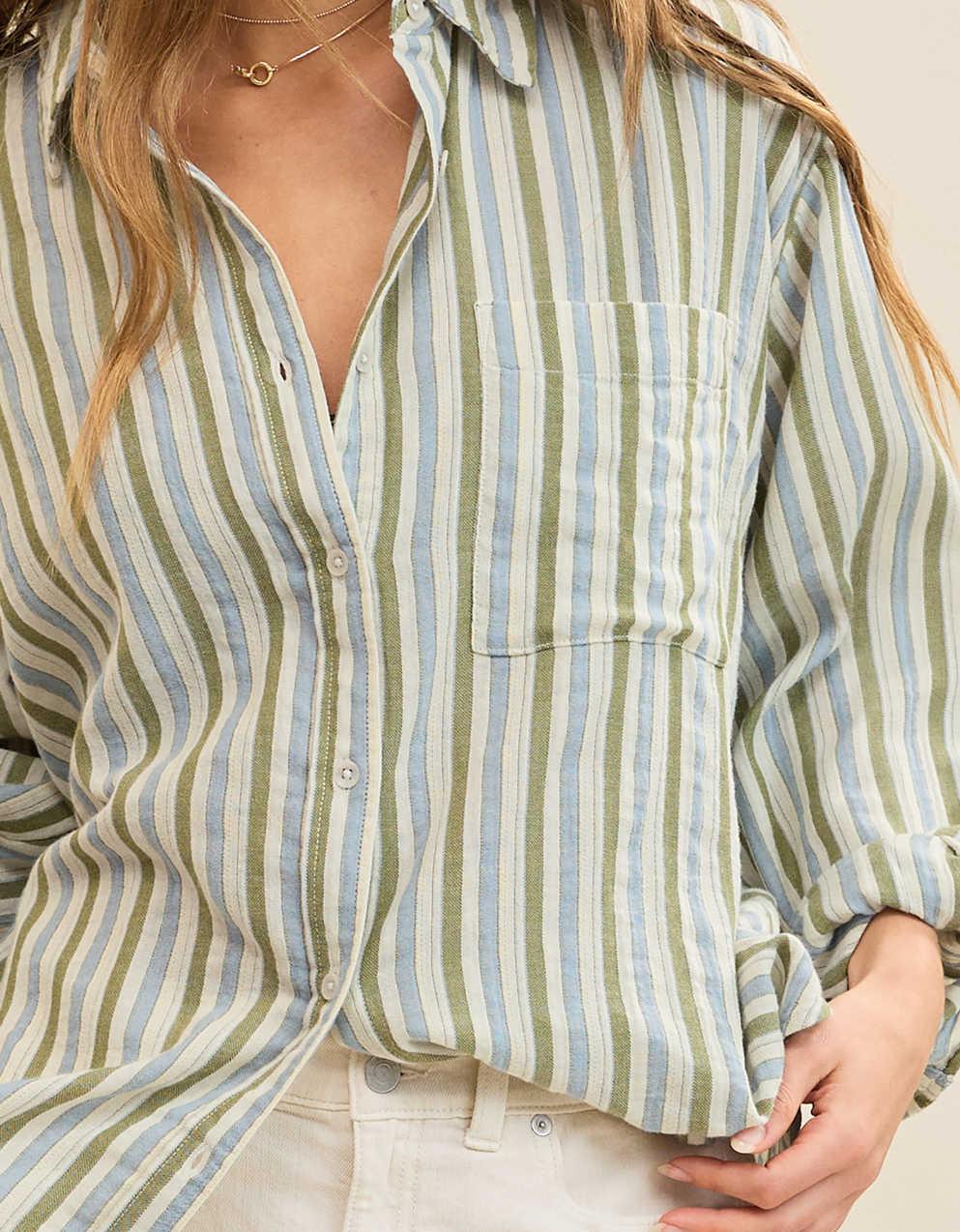 Aerie デイオフ・カバーアップ・シャツ
