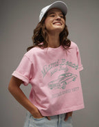 AEボクシー・グラフィックTシャツ