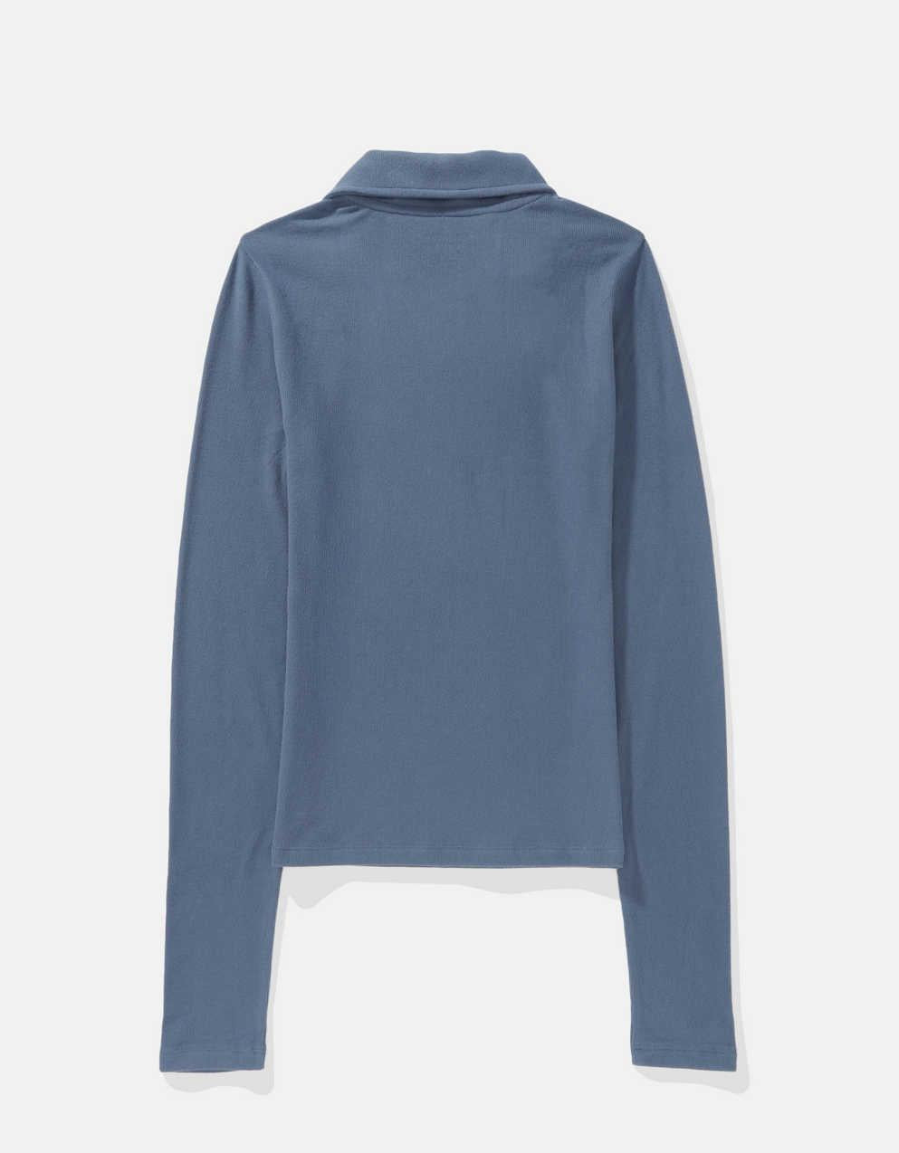 AE 長袖プラッシュポロTシャツ
