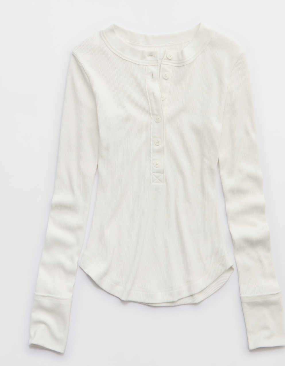AerieヘンリーエッセンシャルレイヤリングTシャツ