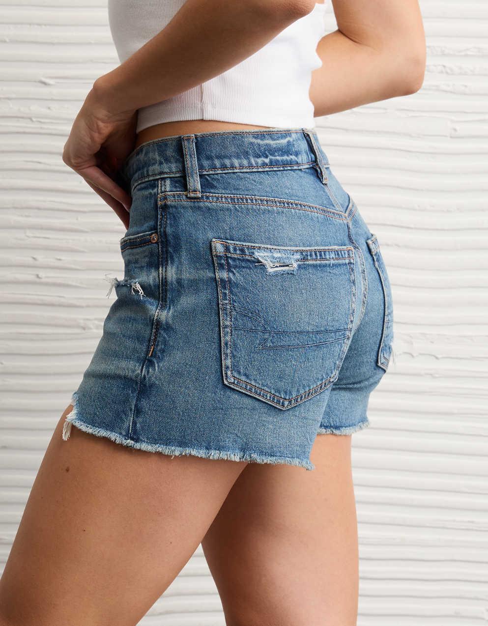AE ストレッチ ローライズ エクスボーイフレンド ショートパンツ
