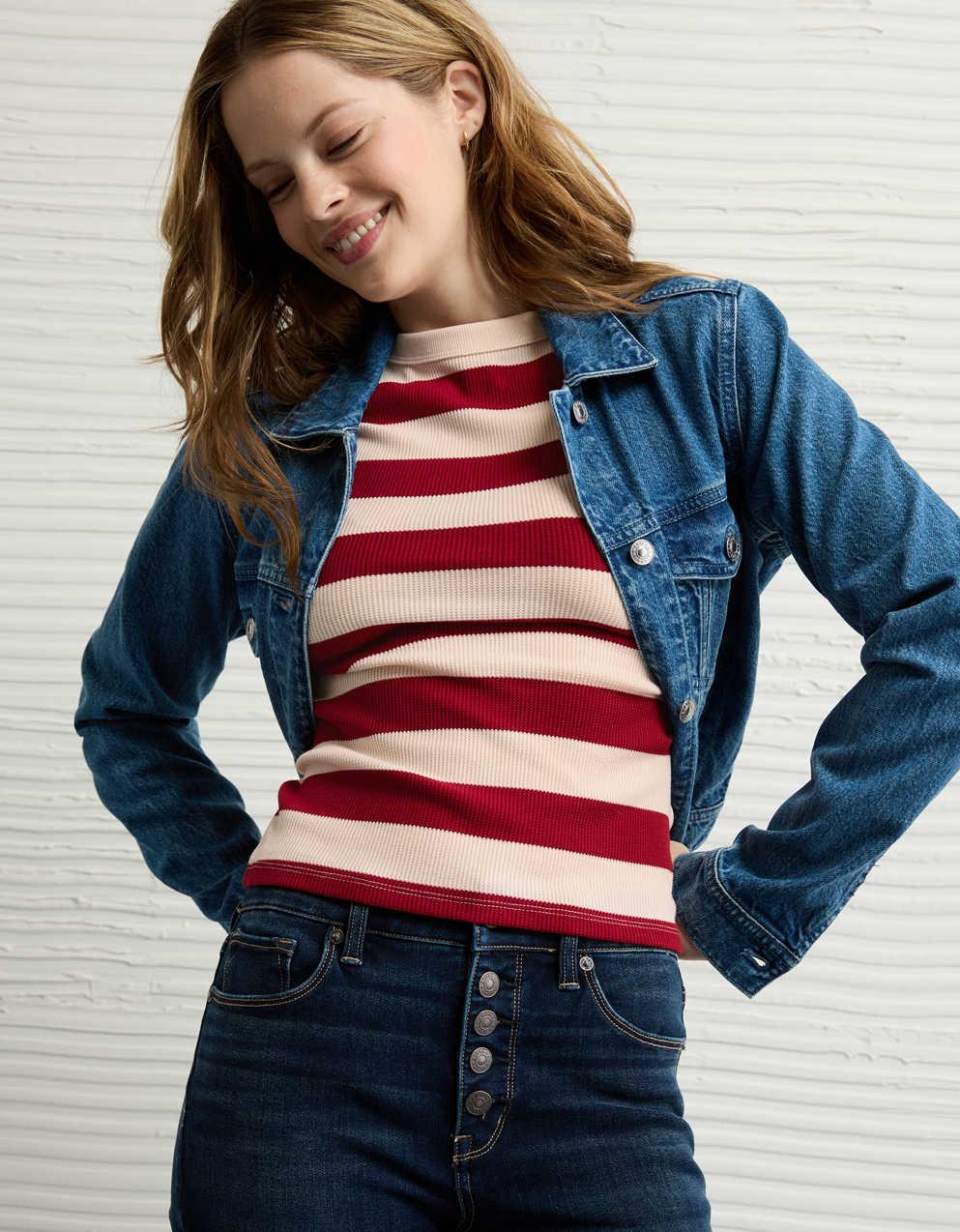 AEワッフルHey Baby Tee