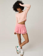 OFFLINE By Aerie Thumbs Upリブ長袖Tシャツ