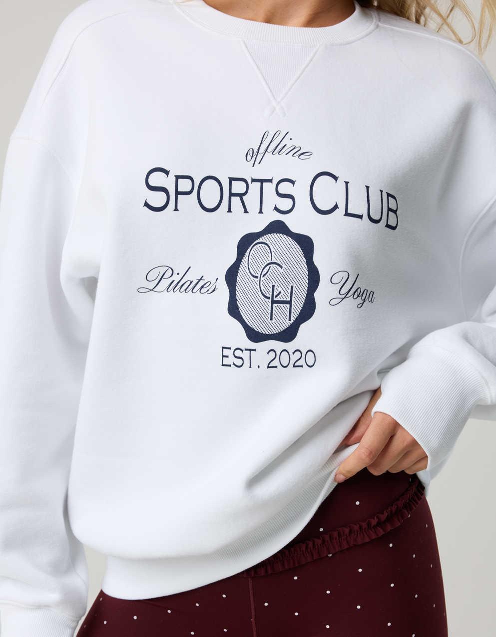 OFFLINE By Aerie Cloud Fleece Oversized Crewneck Sweatshirt