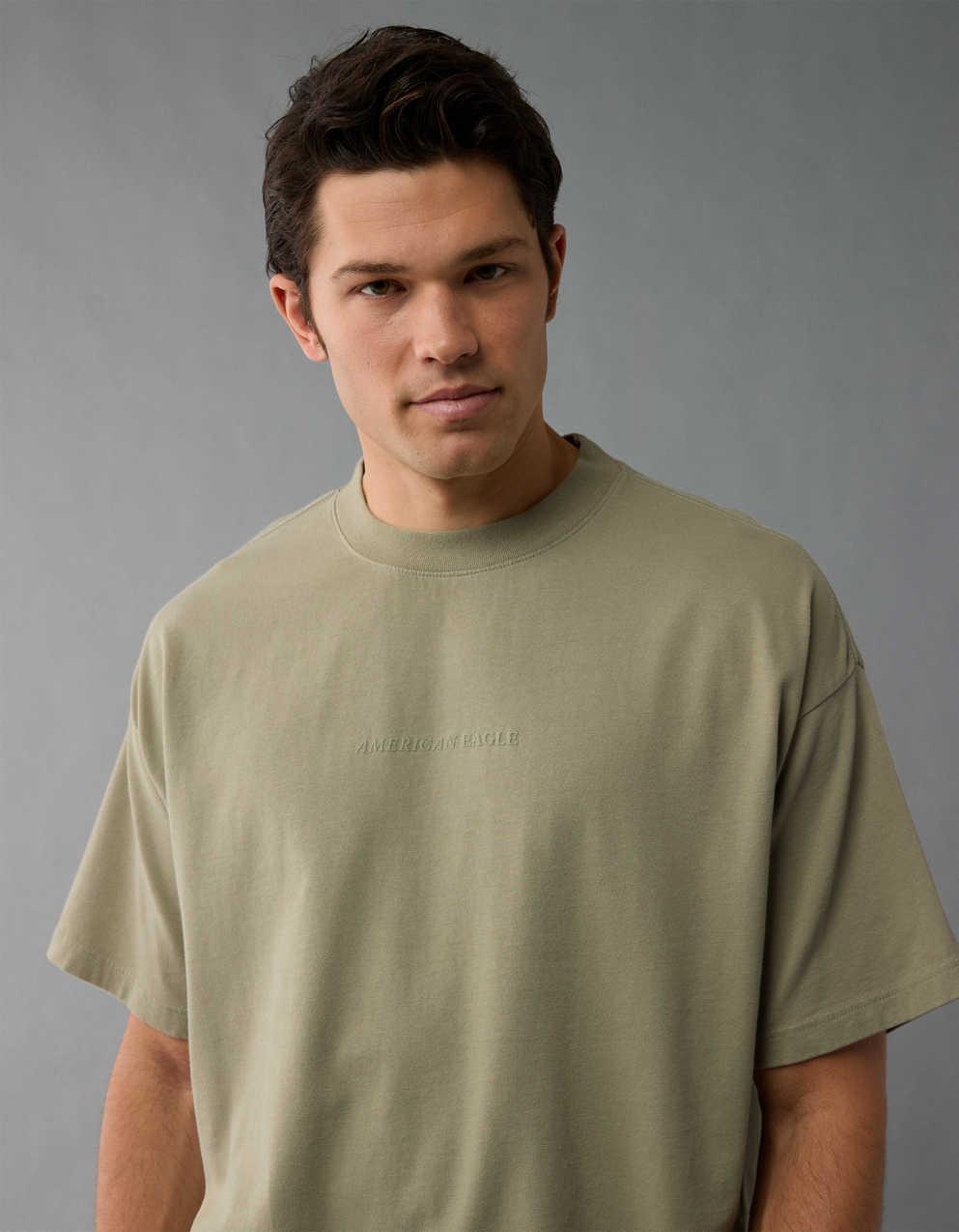 AE Laidback Luxe ヘビーウェイト オーバーサイズ ロゴ グラフィック Tシャツ