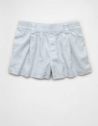 AEストレッチハイウエストプリーツパンツショートパンツ