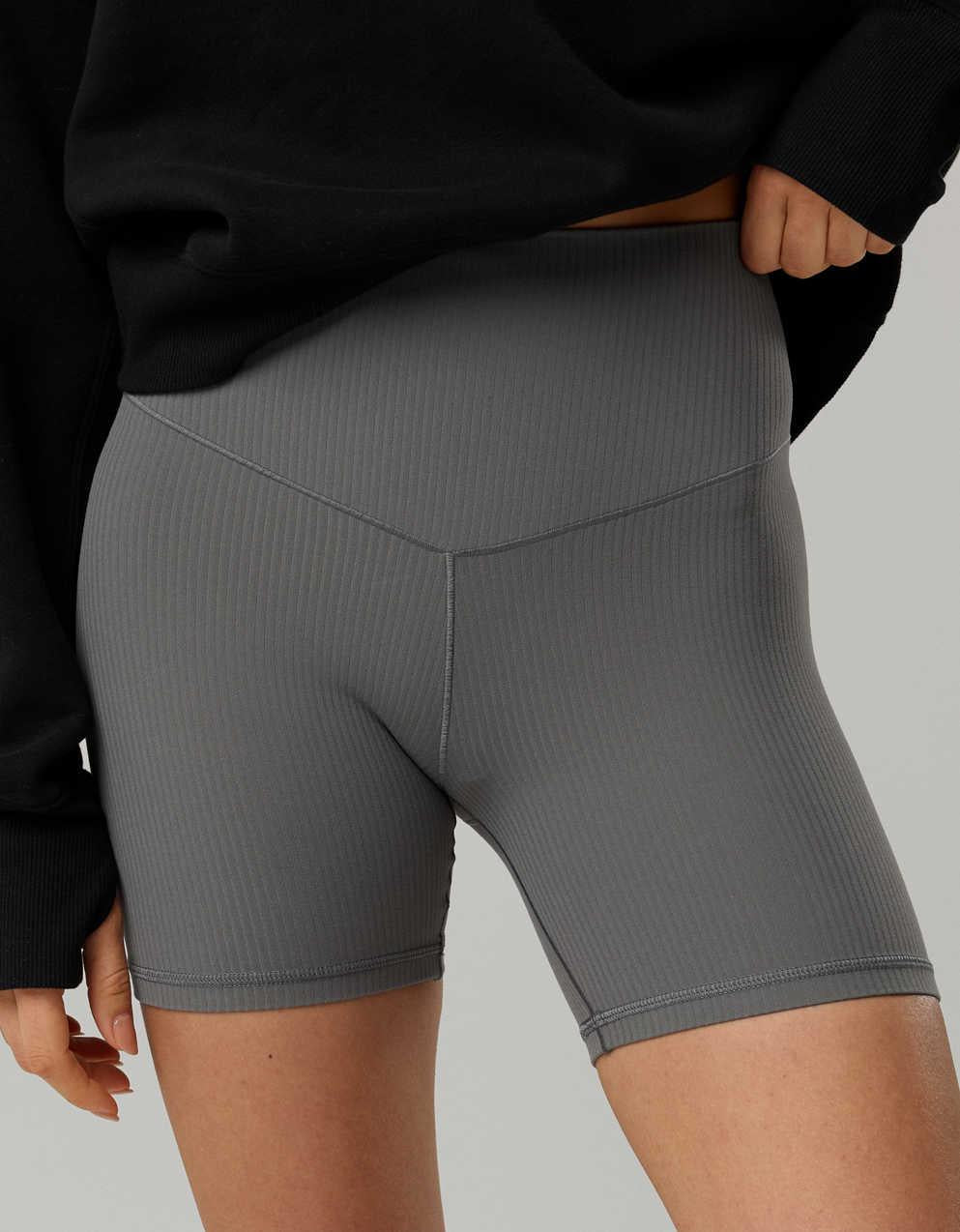 OFFLINE By Aerie Real Me XTRA Ribbed High Waisted 5' Bike Short（バイ・アリー リアル・ミー・エクストラ・リブ・ハイウエスト・5インチ・バイク・ショート