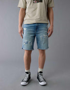 AE 9" AirFlex+ +TENCEL™ Fibers Patched Denim Short