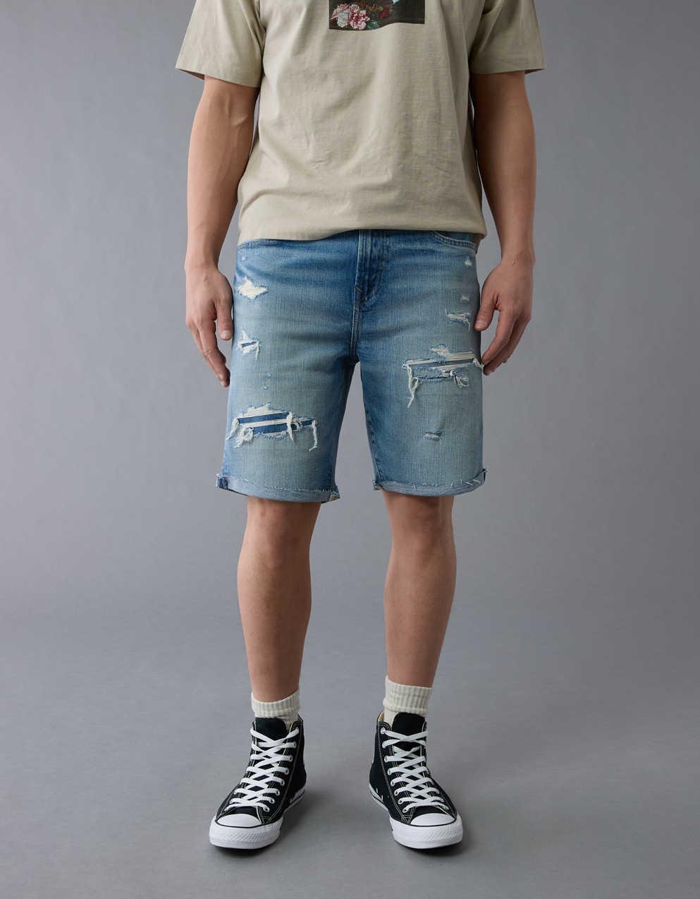 AE 9" AirFlex+ +TENCEL™ Fibers Patched Denim Short