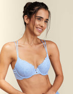 Show Off Rosey Lace Demi Push Up Bra