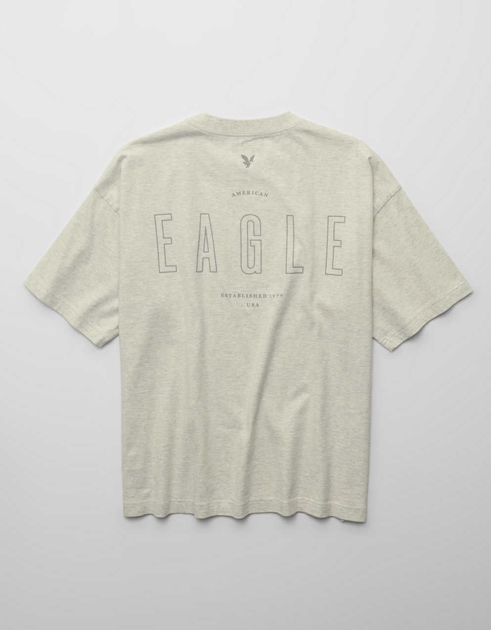 AEリラックス・ロゴ・グラフィックTシャツ
