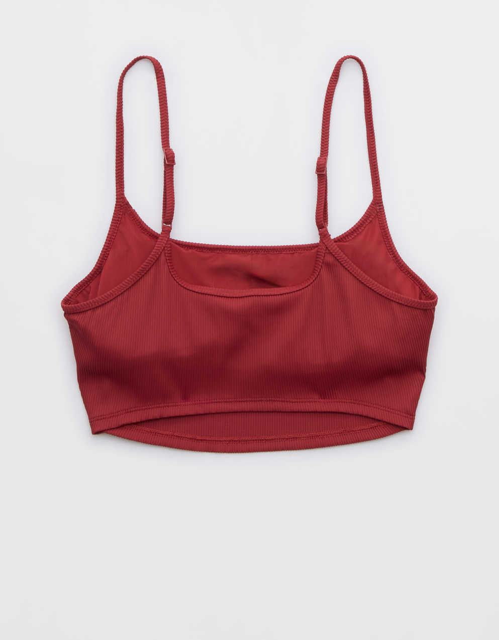 Aerie リブ・スクープ・ロングライン・ビキニ・トップ
