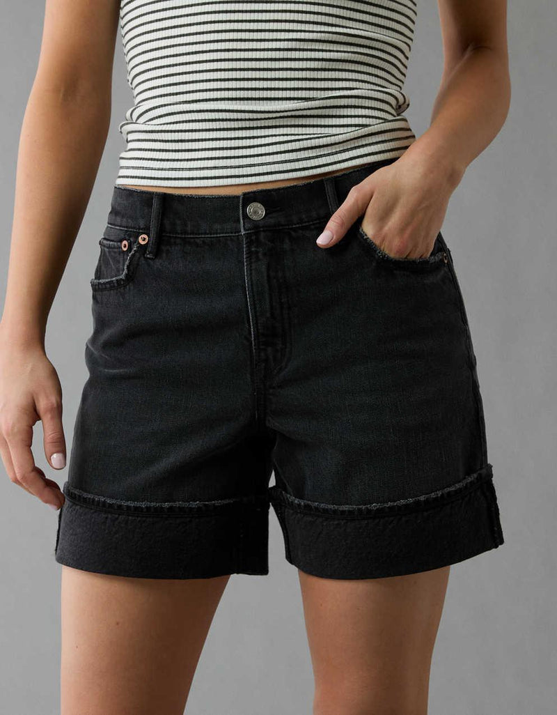 AE 6" Strigid Super High-Waisted Relaxed Denim Short