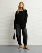 AE Cropped Crochet Sweater