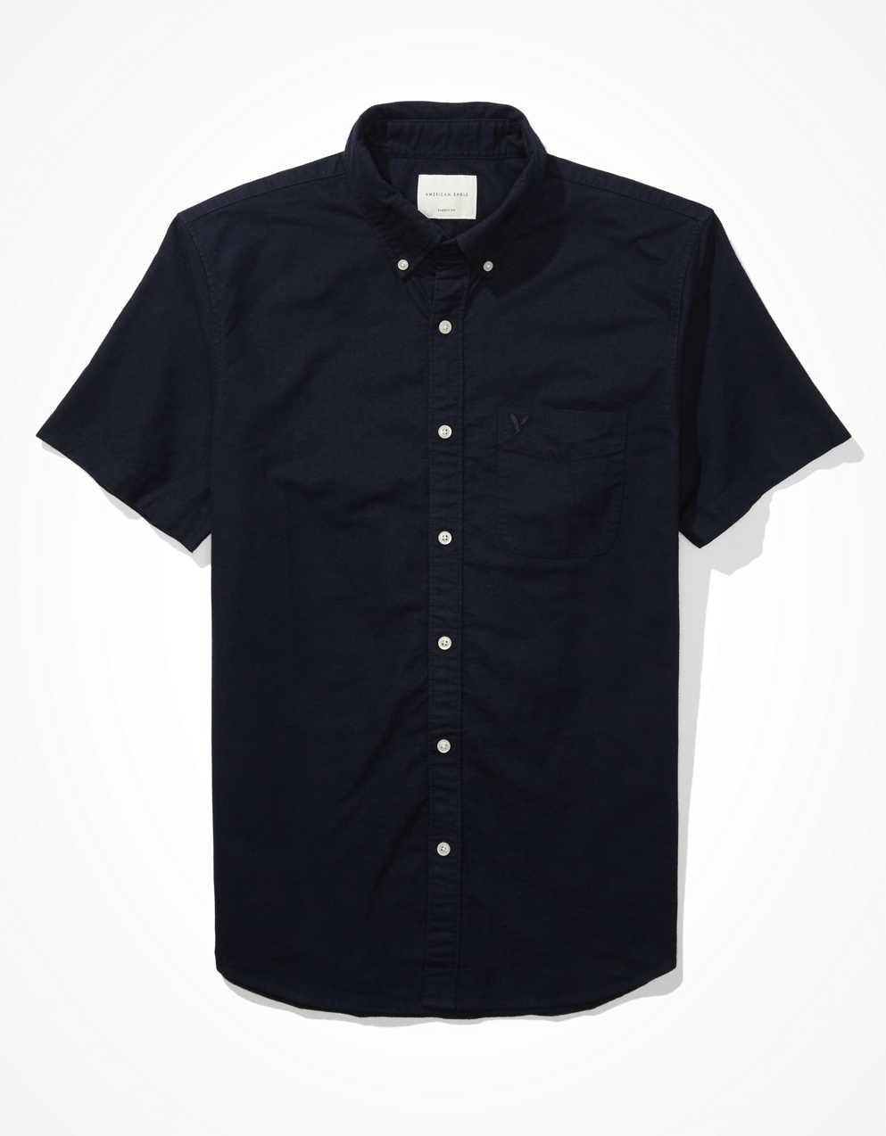 AE Oxford ショートスリーブ ボタンアップシャツ