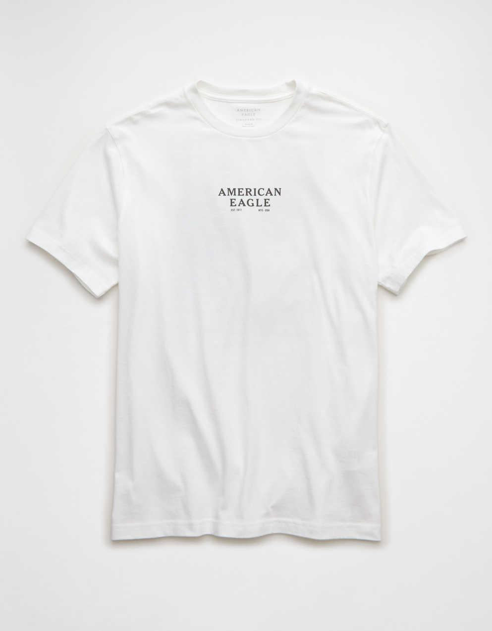 AEスタンダードフィットロゴグラフィックTシャツ