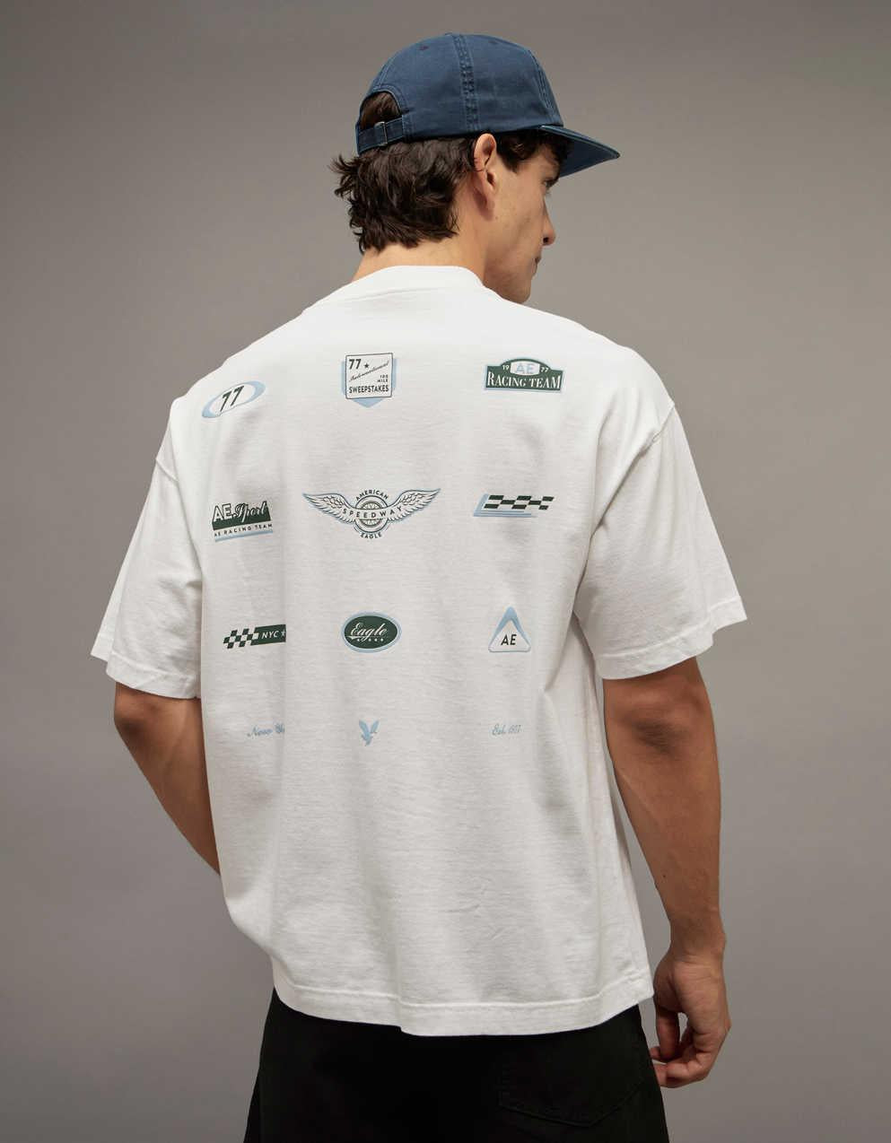 AEオーバーサイズ・グラフィックTシャツ