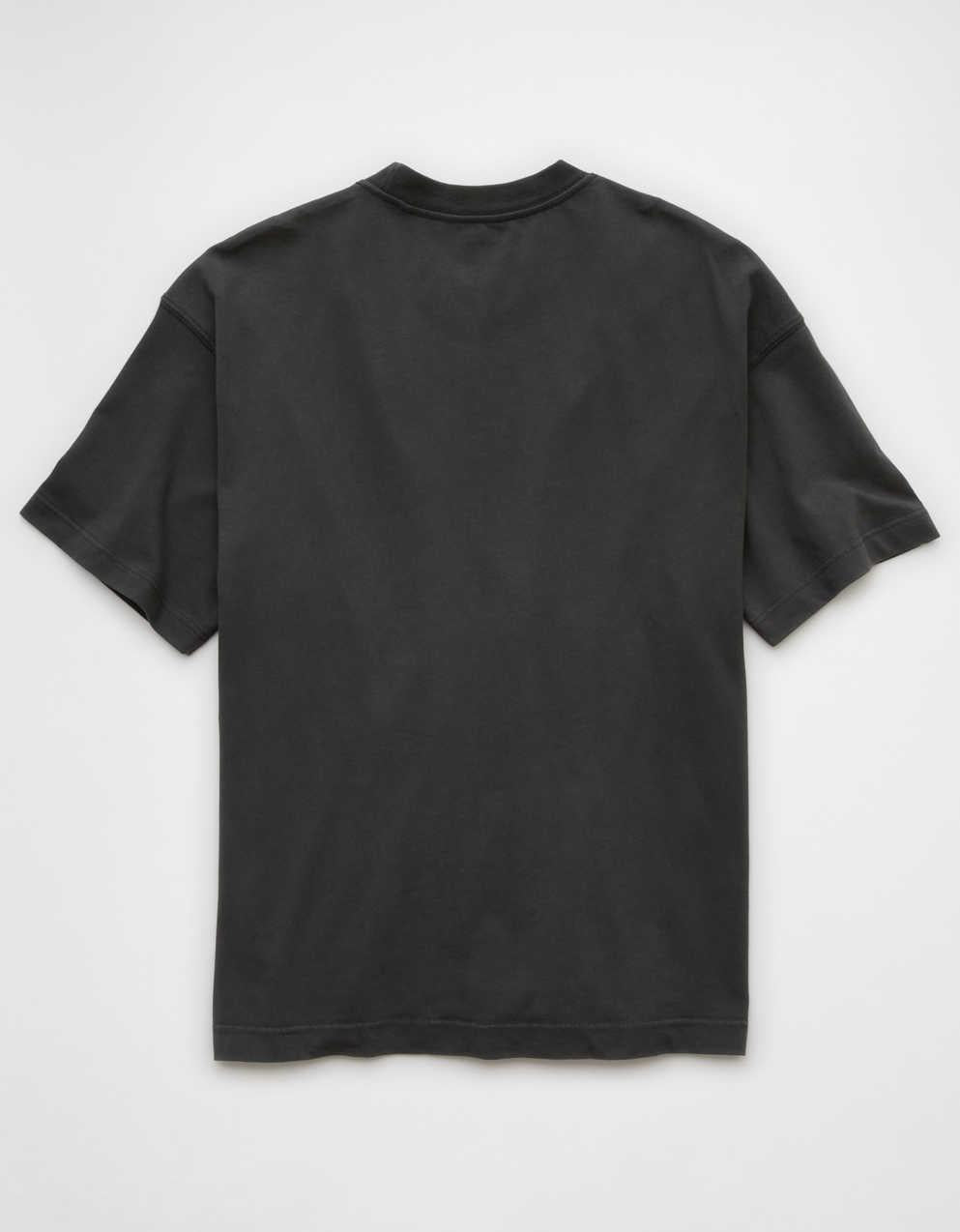 AEボクシー・フィット・スエード・ジャージーTシャツ