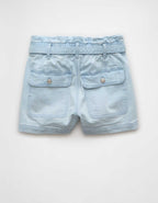 AE Stretch Paper Bag Denim Mom Short